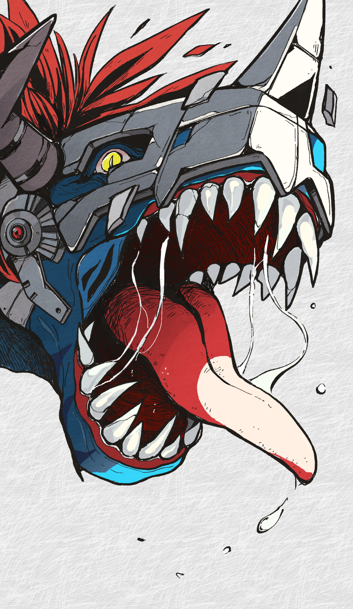 メタルグレイモン青