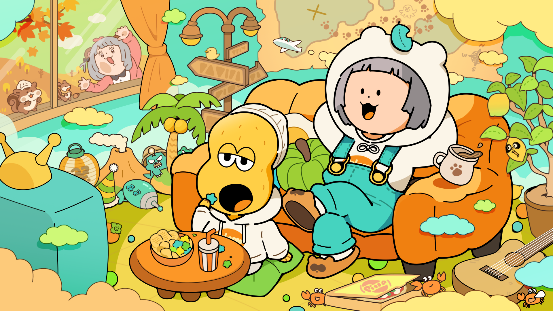 ぽんぽこ24 vol.8「楽」キービジュアル